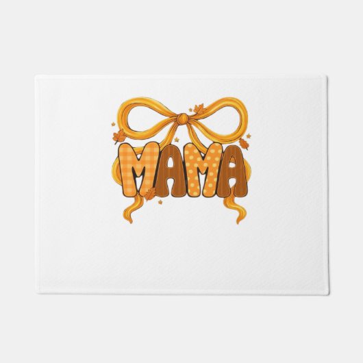 Autumn Coquette Mama - Cosy Fall Aesthetic with Bo Fußmatte (Vorderseite)