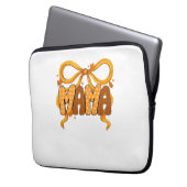 Autumn Coquette Mama - Cosy Fall Aesthetic with Bo Laptopschutzhülle (Vorderseite Links)