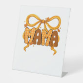 Autumn Coquette Mama - Cosy Fall Aesthetic with Bo Sockelschild (Vorderseite)