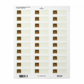 Autumn Cornucopia Address Labels (Vorne)
