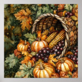 Autumn Cornucopia Art Poster (Vorne)