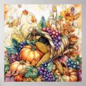 Autumn Cornucopia Art Poster (Vorne)