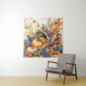 Autumn Cornucopia Art Tapestry Wandteppich (Beispiel)