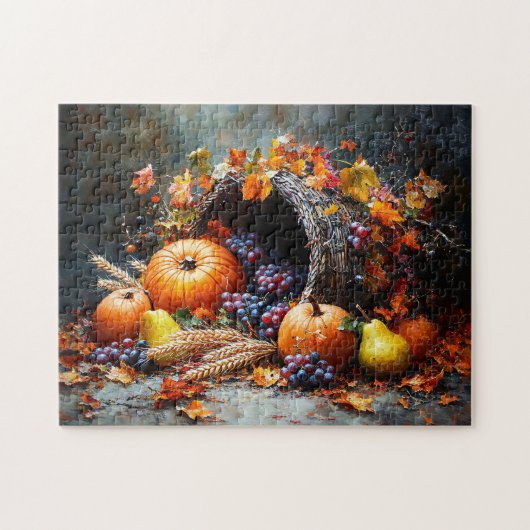 Autumn Cornucopie Puzzle (Horizontal)
