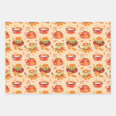 Autumn Cozy Pumpkin Gewürz Geschenkpapier Set (Vorderseite 2)