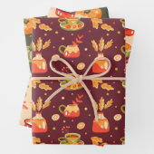 Autumn Cozy Pumpkin Gewürz Geschenkpapier Set (Beispiel)
