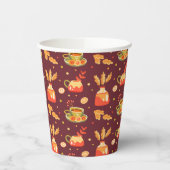 Autumn Cozy Pumpkin Gewürzpapier Cups Pappbecher (Links)