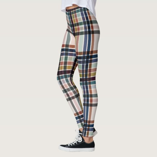 Autumn & Cream Plaid  Leggings (Links)