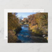Autumn Creek Postkarte (Vorne/Hinten)