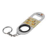 🦊 🦉 Autumn Critters Bottle Opener Keychain Mini Flaschenöffner (Vorderseite Schrägansicht)