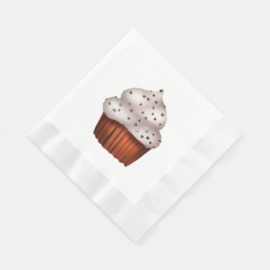 Autumn Cupcake Paper Napkin Serviette (Ecke)