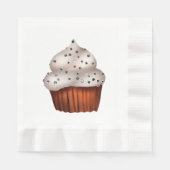 Autumn Cupcake Paper Napkin Serviette (Vorderseite)