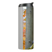 Autumn Curiosity: Monkeys at the Zoo in Fall Thermosbecher (Nach links gedreht)