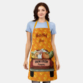 Autumn Customize Pumpkin Gold Blätter Schürze (Getragen)