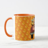 Autumn Customize Pumpkin Gold Blätter Tasse (Links)