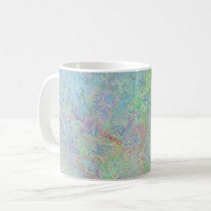 Autumn Dawn Neon Pastel Alcohol Ink Abstract Kaffeetasse