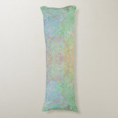 Autumn Dawn Neon Pastel Alcohol Ink Abstract Seitenschläferkissen (Vorderseite Vertikal)