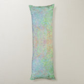 Autumn Dawn Neon Pastel Alcohol Ink Abstract Seitenschläferkissen (Rückseite (Vertikal))