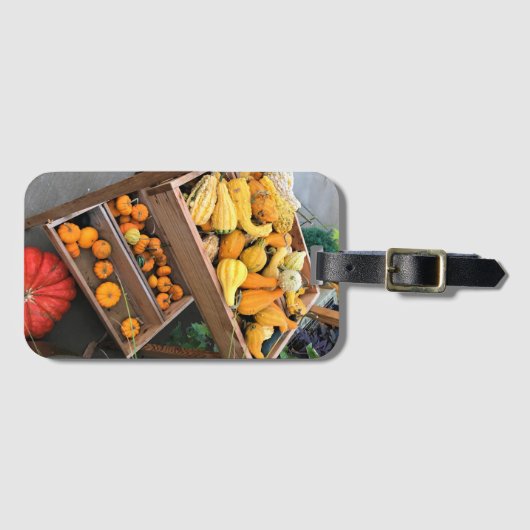 Autumn Decor Gepäckanhänger (Vorderseite (Horizontal))