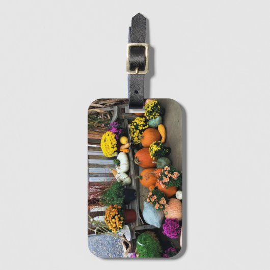 Autumn Decor Gepäckanhänger (Vorderseite Vertikal)