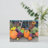 Autumn Decor Postkarte (Stehend Vorderseite)