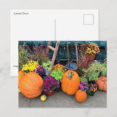 Autumn Decor Postkarte (Vorne/Hinten)