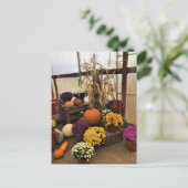 Autumn Decor Postkarte (Stehend Vorderseite)