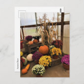 Autumn Decor Postkarte (Vorne/Hinten)