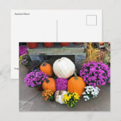 Autumn Decor Postkarte (Vorne/Hinten)