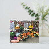 Autumn Decor Postkarte (Stehend Vorderseite)