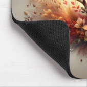 Autumn Deer Antler Bouquet Mousepad (Ecke)
