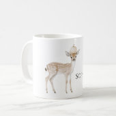 Autumn Deer Pumpkin Kaffeetasse (Vorderseite Links)