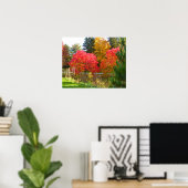 "AUTUMN DELIGHT"/FALL FARBE AN TOLEDO BOTANICAL POSTER (Heimbüro)