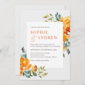 Autumn Delight Hochzeit im Herbst Einladungen AUD (Vorne/Hinten)