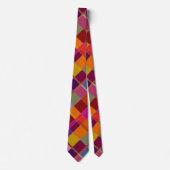 Autumn Design Checked Krawatte (Vorderseite)