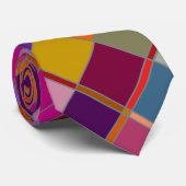 Autumn Design Checked Krawatte (Gerollt)