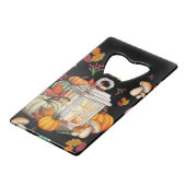Autumn Design Credit Card Flaschenöffner (Rückseite Schrägansicht)