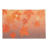 Autumn design with maple leaves and bokeh effect kissenbezug (Rückseite-Rechts)