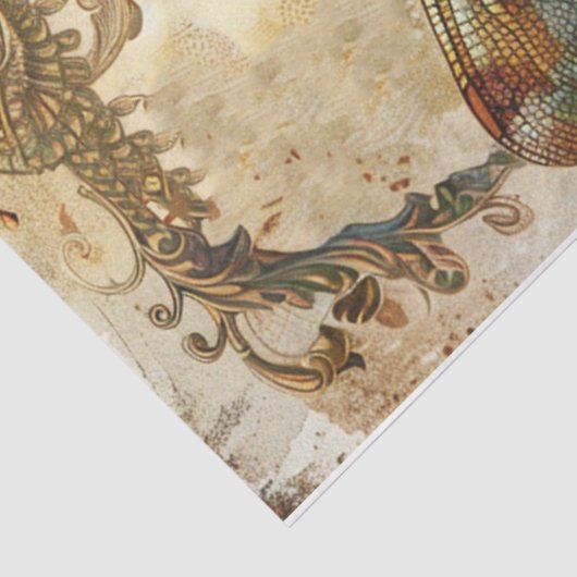 Autumn Dragonfly Seidenpapier (Ausschnitt)