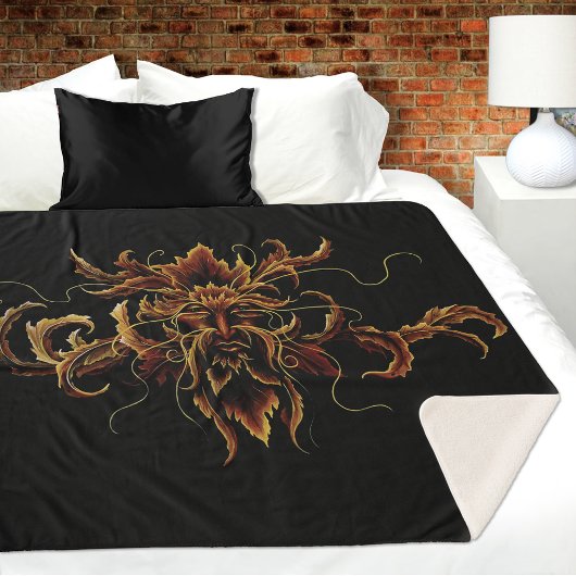 Autumn Dryad keltische Fantasie Sherpadecke