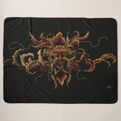 Autumn Dryad keltische Fantasie Sherpadecke (Vorderseite (Horizontal))