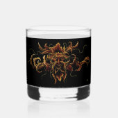 Autumn Dryad keltische Fantasie Whiskyglas (Vorderseite)