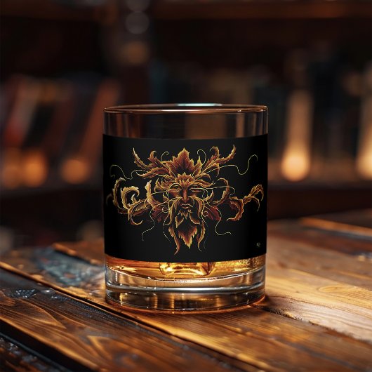 Autumn Dryad keltische Fantasie Whiskyglas
