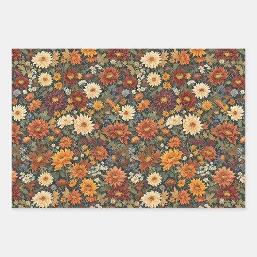 Autumn Elegance Geschenkpapier Set (Vorderseite 3)