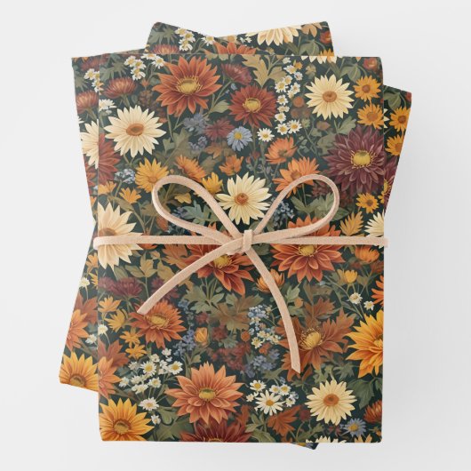 Autumn Elegance Geschenkpapier Set (Beispiel)