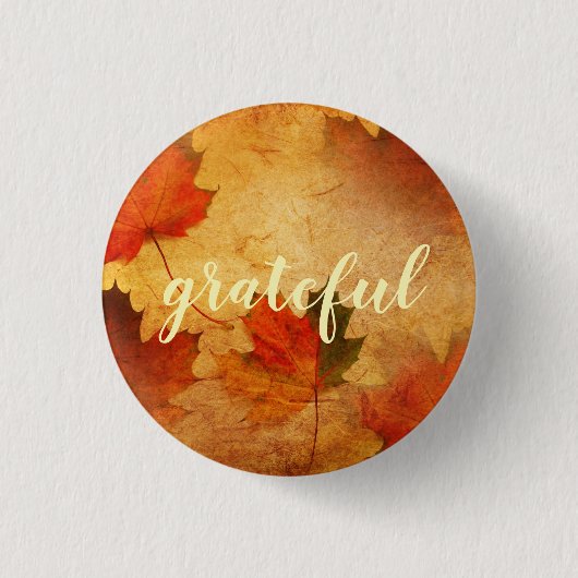 Autumn Erntedank Holiday Custom Button (Vorderseite)
