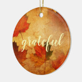 Autumn Erntedank Holiday Custom Keramik Ornament (Links)
