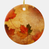 Autumn Erntedank Holiday Custom Keramik Ornament (Hinten)