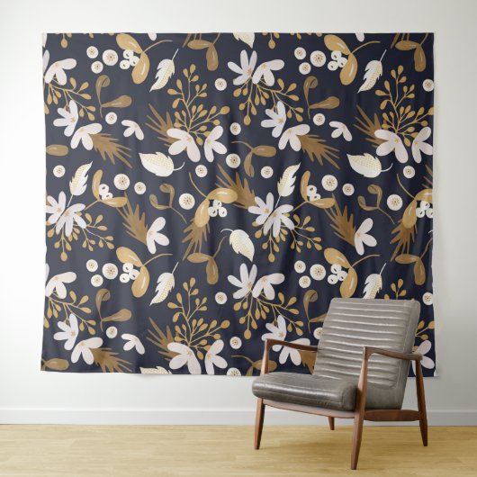 Autumn Evening Bloom Wandteppich (Beispiel (Horizontal))