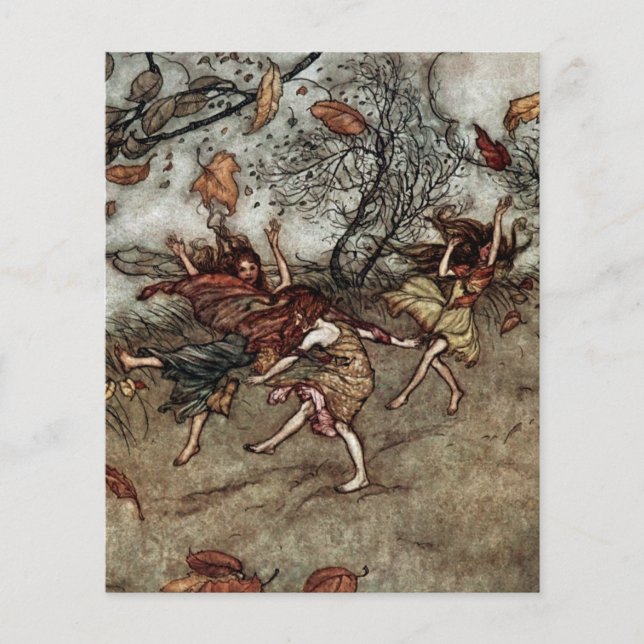 "Autumn Fairies" von Arthur Rackham (Vorderseite)